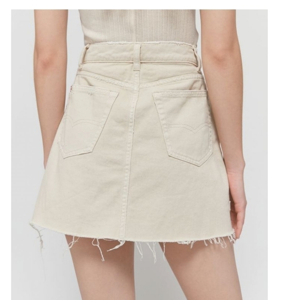 Urban Outfitters BDG ROXI DESTRUCTED DENIM MINI SKIRT - Picture 2 of 9